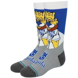 STANCE Youth Kansas City Royals Team Mascot Logo Crew Socks